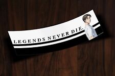 LEGENDS NEVER DIE Japanese Try Hard - Sticker Decal Drift Slap JDM Touge Anime picture
