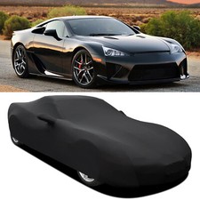 Full Car Cover Waterproof Black Outdoor Indoor Satin Stretch  For LEXUS LF-A SC picture
