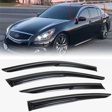 For 2007-2015 Infiniti G35 G37 Mugen Style Window Visors Rain Guards Deflectors picture