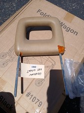 vw 79-85 Vanagon Head Rest OEM ORIGINAL BEIGE/ BROWN       NOT PERFECT    qty 1 picture