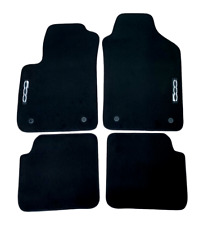 Car Floor Mats Velour For Fiat 500 Waterproof Black Carpet Rugs Auto Liners New picture