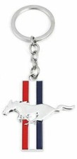 Mustang Tri-Bar Keychain -  World's Largest Mustang Lifestyle Biz picture