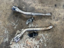 14-18 INFINITI Q50 HYBRID RWD RIGHT & LEFT EXHAUST MUFFLER PIPES OEM picture