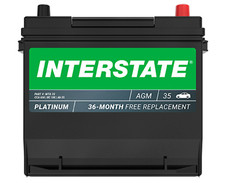 Interstate Batteries MTX-35 12V 55Ah SLI AGM Group Size 35 Automotive Battery picture