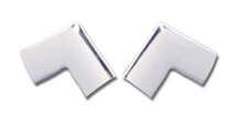 55 56 57 Chevy Sedan Window Corner Stainless picture