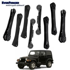 8Pcs Set Front Rear Lower & Upper Control Arms for Jeep TJ Wrangler 1997-2006 picture