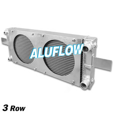 #RH249525 Universal Pocket Tucked Aluminum Radiator + Shroud For Honda Civic CRX picture
