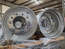 Alcoa ULT 362 High Polish Forged Aluminum Hub Pilot 8.25 X 22.5 Truck Wheels picture
