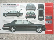 1998 Bentley ARNAGE IMP Brochure picture