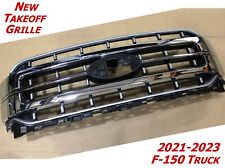 OEM Factory Grille F150 Lariat Chrome Front Grill 21-23 F-150 Truck Ford Pickup picture