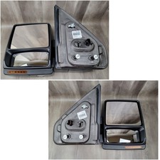 2007 thru 2014 F-150 OEM Ford Power Heat Telescopic Trailer Tow Mirror Set New picture