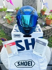 Shoei RF-SR Mountain Blue Full Face Motorcycle Helmet/OEM Box/Bag/Pinlock/Size L picture