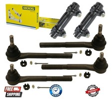 NEW PREMIUM MOOG Front Inner Outer Tie Rod End Sleeve 6pc Set Kit picture