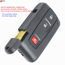 for Toyota Prius - 2004 - 2009 Smart Key Keyless Remote Fob MOZB31EG 89994-47061 picture