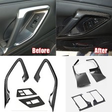 8*Carbon Fiber Inner Door Window Control Cover Trim Kit For Nissan GTR R35 08-16 picture