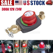 Heavy Duty Battery Disconnect Top Post Kill Switch 12V-48V Shut Off For Car RV picture