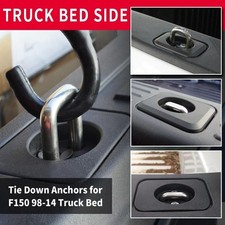 4pcs Retractable D Ring Truck Bed Tie Down Anchors for F150 Super Duty RAM GMC picture