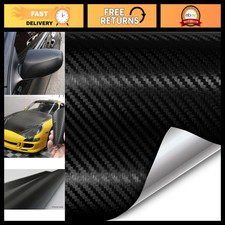Black Carbon Fiber Vinyl Wrap Roll 25ft x 5ft with Air Release Technology picture