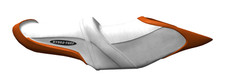 Hydro-Turf SeaDoo Seat cover 215 GTI SE 130 155 GTI Ltd 155 12-16 White/ORNGE Em picture