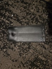 Genuine OEM Harley-Davidson Softail Smooth Black Leather Tank Panel Bib picture