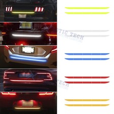 Car Auto Trunk Reflective Warning Sticker Tape Rear Bumper Safety Strip Decal picture