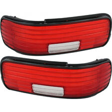 For 1993-1996 Chevy Impala Tail Light Lens Driver & Passenger Side Pair Plastic picture