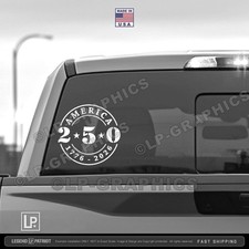 AMERICA 250 Decal - 1776 trump great patriot car sticker sign ultra maga 5-SIZES picture