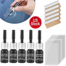 5-Pack Auto Glass Nano Repair Fluid Car Windshield Resin Crack Tool Kit US-Ship picture
