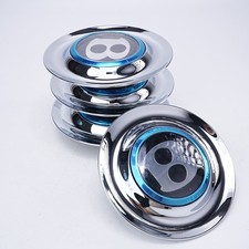 4pcs Set Bentley Flying Spur Wheel Caps Self Levelling, Floating B Caps Chrome picture