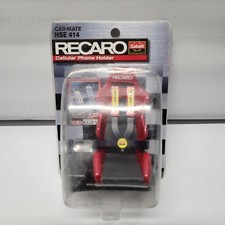 Vintage CARMATE Recaro Seat Red Cellphone Holder Import HSE 413 HS 413 Tuning picture