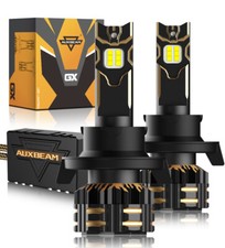 AUXBEAM H13 9008 Canbus LED Headlight Bulbs High Low Beam Super Bright 6500K 2x picture