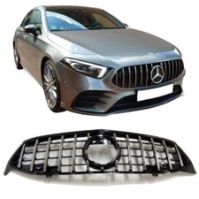 Front Bumper Grill Chrome GTR Grille Fit 2020-2023 Mercedes Benz W118 CLA-Class picture