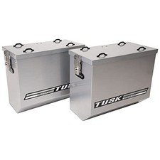 TUSK Aluminum Panniers V2 Large Silver picture