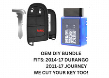 DIY OEM BUNDLE FOR DURANGO AND JOURNEY 2014-17 , WITH KEY CUTTING 68066349 AC-AG picture