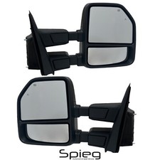Pair Side Mirror for 2023-25 FORD F250 F350 F450 w/ Power Heated BSM Towing Type picture