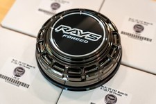 RAYS 4x4 VR Forged Center Cap Model-05 (No.81) 112mm bore - Black Chrome (4 pcs) picture