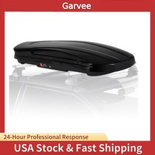 Lockable Waterproof Dual Side Opening Lids Equip This Rooftop Cargo Box, 12.4 Cu picture