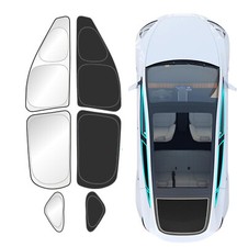 6x For 2017-2024 Tesla Model 3 Accessories Side Window Sun Shade Privacy Cover picture