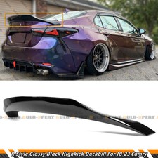 FOR 2018-24 TOYOTA CAMRY SE XSE LE XLE R STYLE DUCKBILL HIGH KICK TRUNK SPOILER picture