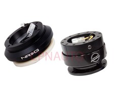 NRG SHORT HUB Adapter + 2.0 Black Quick Release For EG Civic DC2 Integra picture