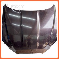 12-15 Jaguar X250 XF Hood Bonnet Cover Panel Assembly Caviar Metallic OEM picture