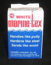Marine-Tex RM305K Epoxy Putty Repair Kit White 2 oz. w/ Hardener 4 Mixing Sticks picture