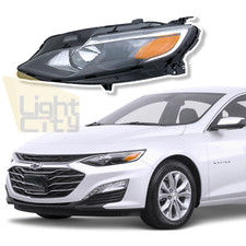 For 2019-2025 Chevrolet Malibu Driver Left Side HALOGEN Headlight (with Bulb) LH picture