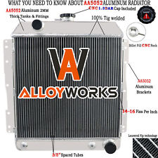 4 Rows Aluminum RADIATOR FOR 1958 CHEVY IMPALA BELAIR CAPRICE 4.6L picture