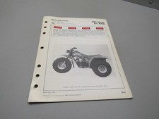 1985 HONDA ATC200M GENUINE DEALER SET UP INSTRUCTIONS 27 PAGES picture