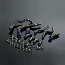 10PCS Black Silicone Radiator Hose Kit Fit For BMW MINI COOPER S R53 2001-2006 picture