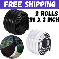 2 Rolls Self Adhesive DIY Keel Guard for Fiberglass and Aluminum Boats Protector picture