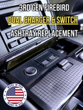1985-1992 85-92 3rd Third Gen Pontiac Firebird Dual USB & Switch Ashtray Insert picture