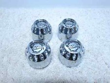 HOT WHEELS 905K75 CUSTOM ALLOY WHEEL NEW SNAP ON CHROME CENTER CAP SET #2H-10 picture