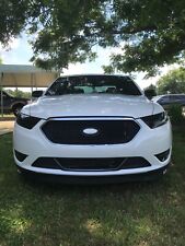 13-19 Ford Taurus / SHO headlight + drl light tint cover vinyl overlays smoked picture